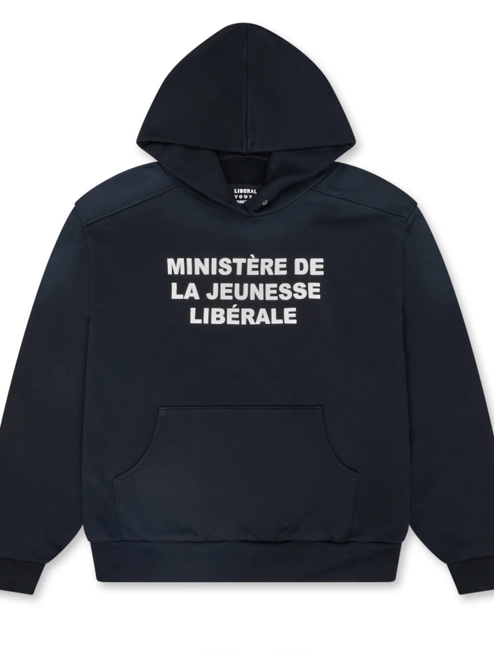 Liberal Youth Ministry Fleece Raglan Logo Hoodie - Black, Large